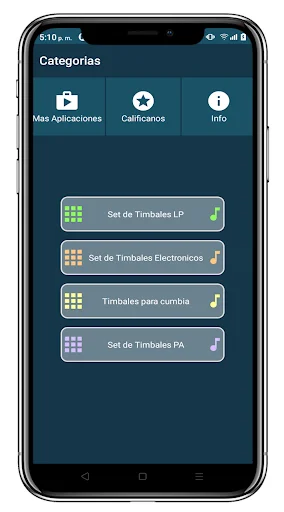 ดาวน์โหลด Timbales Cumbia ล่าสุด – แอปกลองชุดและเพอร์คัสชันสมจริงฟรี - Screenshot 16
