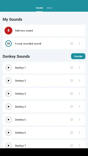 ดาวน์โหลด Donkey Sounds เวอร์ชันล่าสุด – ซาวด์บอร์ดเสียงลาสุดฮาฟรี - Screenshot 11