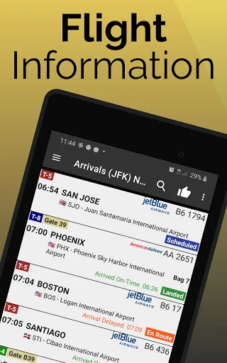 ดาวน์โหลดแอป Baltimore Airport BWI – เช็คตารางเที่ยวบินเรียลไทม์ - Screenshot 7