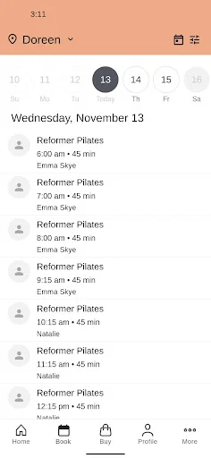 ดาวน์โหลด Gia Pilates ล่าสุด – จองคลาสพิลาทิสได้ง่ายๆ ฟรี - Screenshot 2
