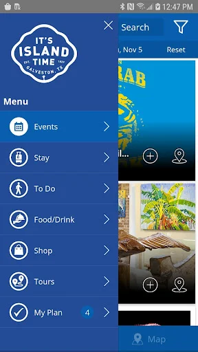 ดาวน์โหลด Visit Galveston เวอร์ชันล่าสุด – คู่มือท่องเที่ยวเกาะแบบครบวงจร - Screenshot 1