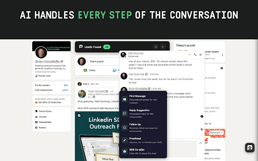 ดาวน์โหลด Autoreach ล่าสุด – ผู้ช่วย AI ปิดการขายบน LinkedIn และ X - Screenshot 2