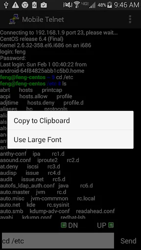 ดาวน์โหลด Mobile Telnet ล่าสุด – เชื่อมต่อเซิร์ฟเวอร์ฟรีบน Android - Screenshot 14