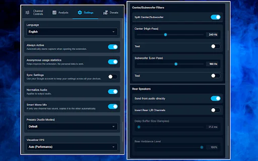 ดาวน์โหลด Stereo Amplifier & Surround Sound – เปลี่ยนเสียงสเตอริโอเป็น 7.1 ฟรี - Screenshot 4