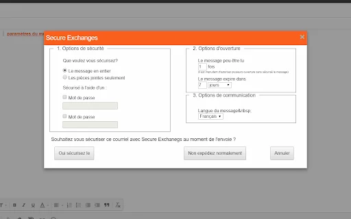 ดาวน์โหลด Secure Exchanges for Gmail – ป้องกันอีเมลด้วยการเข้ารหัสระดับสูง - Screenshot 2