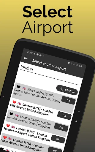 ดาวน์โหลดแอป Washington Reagan Airport DCA ล่าสุด – เช็คเที่ยวบินฟรี - Screenshot 15