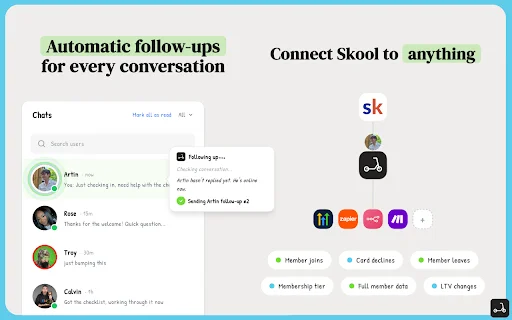 ดาวน์โหลด Skoot CRM ล่าสุด – บริหารจัดการ Skool อัตโนมัติ เพิ่มรายได้ฟรี - Screenshot 1