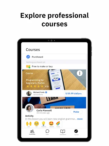 ดาวน์โหลด Edhomy Platform เวอร์ชันล่าสุด – เรียนภาษาใหม่กับครูมืออาชีพ ฟรี - Screenshot 8