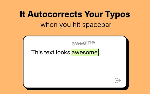 ดาวน์โหลด KeyCorrect ส่วนขยายแก้คำผิดอัตโนมัติและพิมพ์ข้อความด่วนฟรี - Screenshot 1