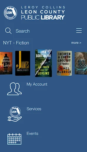 ดาวน์โหลดแอป Leon County Public Library ล่าสุด – จัดการการอ่านได้ฟรี - Screenshot 1