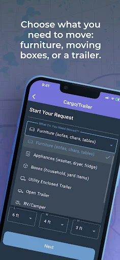 ดาวน์โหลด Drive & Tow ล่าสุด – บริการขนย้ายของด้วยรถกระบะ ฟรี - Screenshot 2