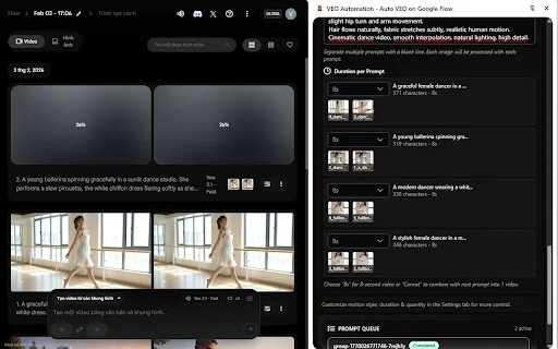 ดาวน์โหลด VEO Automation ล่าสุด – ช่วยสร้างวิดีโอและรูปภาพอัตโนมัติ - Screenshot 2