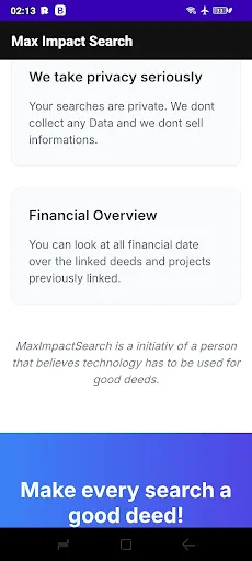 ดาวน์โหลด Max Impact Search Engine ล่าสุด – ค้นหาพร้อมช่วยโลกฟรี - Screenshot 6