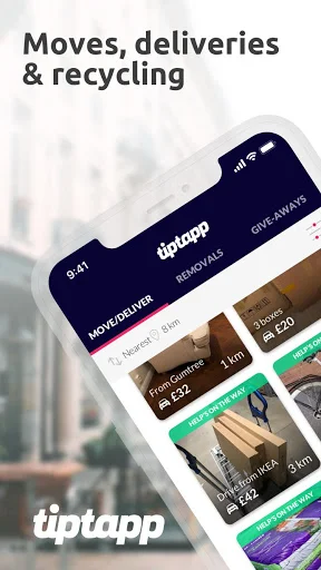 ดาวน์โหลด Tiptapp – แอพช่วยขนย้ายและกำจัดขยะมืออาชีพ ใช้งานง่าย - Screenshot 1