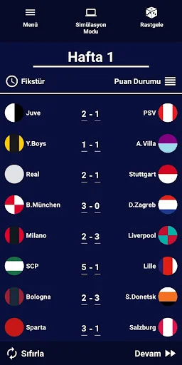 ดาวน์โหลด Türkiye Süper Lig Simülasyon ล่าสุด – จำลองการแข่งขันฟุตบอลตุรกีฟรี - Screenshot 5