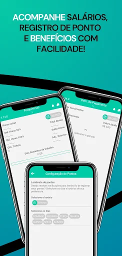 ดาวน์โหลด Folha – Ponto a Ponto ล่าสุด – จัดการเวลาทำงานฟรี - Screenshot 5