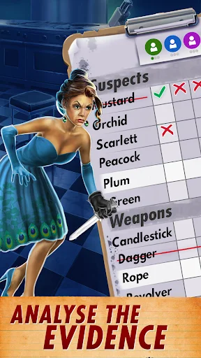 ดาวน์โหลด Clue: Classic Edition ล่าสุด – เกมไขปริศนาฆาตกรรมสุดคลาสสิก - Screenshot 3