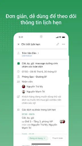 ดาวน์โหลด KiotViet Salon ล่าสุด – จัดการนัดหมายร้านเสริมสวยฟรี - Screenshot 7