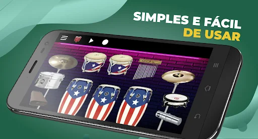 ดาวน์โหลด Percussion instruments: drums ล่าสุด – สนุกกับกลองเสมือนจริงฟรี - Screenshot 6