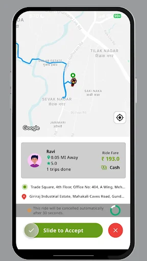 ดาวน์โหลด Traker – Partners Driver App ล่าสุด – จัดการงานขับขี่และรับออเดอร์ฟรี - Screenshot 8