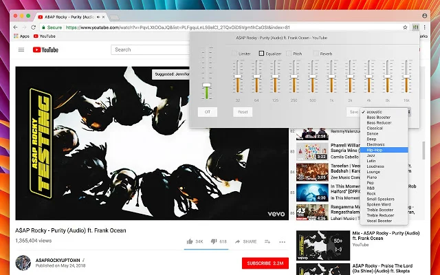 ดาวน์โหลด Audio Equalizer ล่าสุด – ปรับแต่งเสียงฟรีสำหรับเบราว์เซอร์ - Screenshot 2