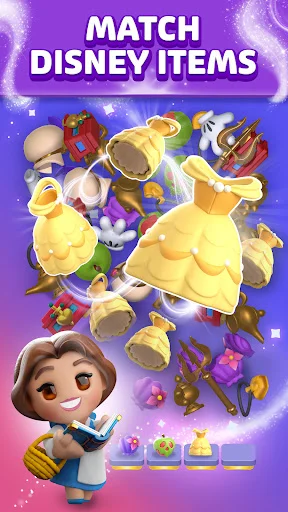 ดาวน์โหลด Disney Magic Match 3D ล่าสุด – เกมพัซเซิลดิสนีย์สุดสนุก ฟรี - Screenshot 7