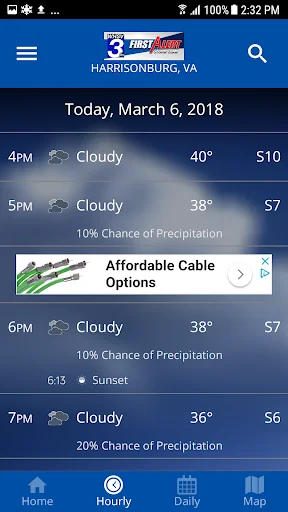 ดาวน์โหลด WHSV-TV3 Weather ล่าสุด – พยากรณ์อากาศแม่นยำ ฟรี - Screenshot 2