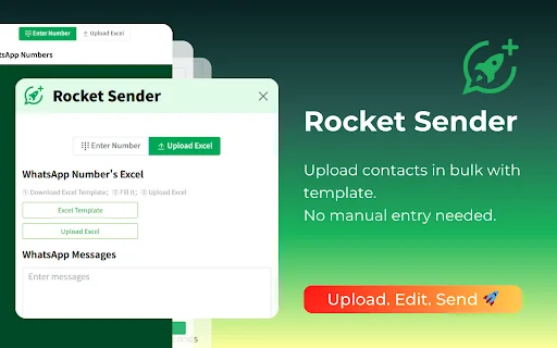 ดาวน์โหลด Rocket Sender – ส่งข้อความ WhatsApp อัตโนมัติและจัดการรายชื่อลูกค้า - Screenshot 4