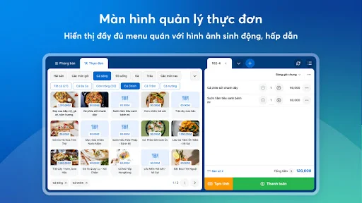 ดาวน์โหลด KiotViet Máy POS สำหรับร้านอาหาร – ระบบจัดการร้านอาหารครบวงจร - Screenshot 2