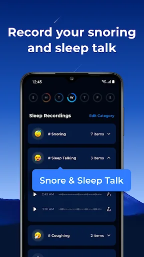 ดาวน์โหลด ShutEye®: Sleep Tracker ล่าสุด – ติดตามการนอนและวิเคราะห์การกรน - Screenshot 3