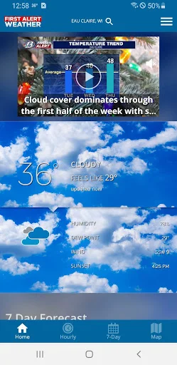 ดาวน์โหลดแอป WEAU 13 First Alert Weather ล่าสุด – พยากรณ์อากาศแม่นยำฟรี - Screenshot 1