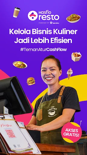 ดาวน์โหลด Kasflo Resto ล่าสุด – ระบบ POS และจัดการร้านอาหารฟรี - Screenshot 1