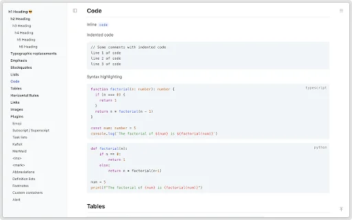 ดาวน์โหลด Markdown Reader – ดูตัวอย่างไฟล์ Markdown บนเบราว์เซอร์ฟรี - Screenshot 3