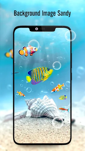 ดาวน์โหลด Fish On Screen 3D Wallpaper ล่าสุด – วอลเปเปอร์ปลาเคลื่อนไหวฟรี - Screenshot 5