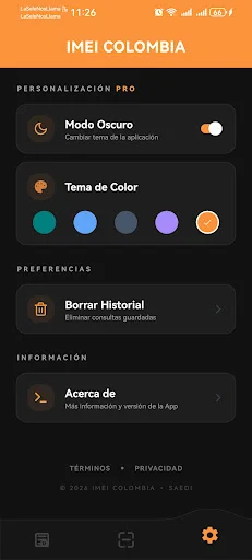 ดาวน์โหลดแอป IMEI COLOMBIA ล่าสุด – ตรวจสอบสถานะโทรศัพท์ฟรี - Screenshot 19