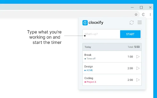 ดาวน์โหลด Clockify Time Tracker ล่าสุด – ติดตามเวลาทำงานฟรี - Screenshot 1