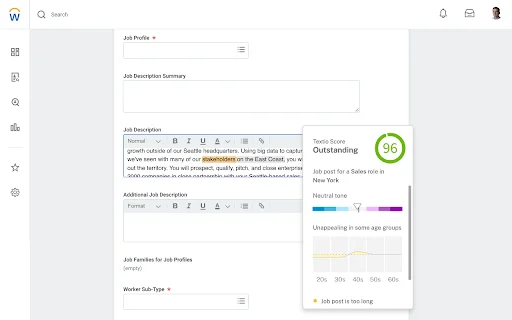 ดาวน์โหลด Textio for Chrome – ตัวช่วยเขียน AI สำหรับงาน HR และผู้บริหาร - Screenshot 3