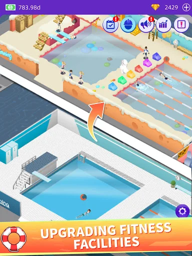 ดาวน์โหลด Idle GYM Sports ล่าสุด – เกมบริหารยิมสุดสนุก เล่นฟรี - Screenshot 9