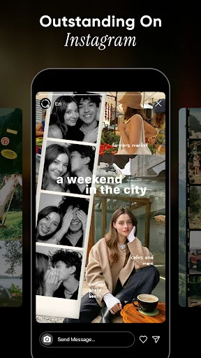 ดาวน์โหลด Ezi: Story Collage & Easy Post ล่าสุด – สร้างสตอรี่สวยฟรี - Screenshot 1
