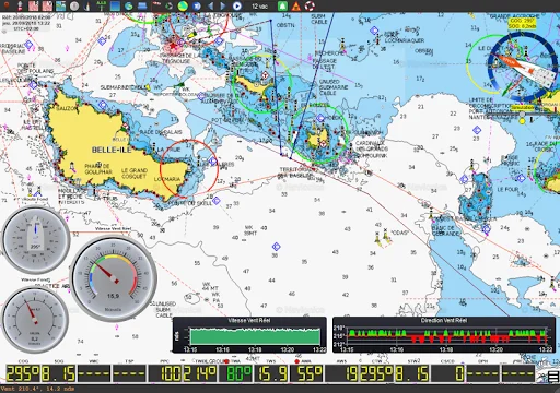 ดาวน์โหลด qtVlm Navigation and Routing ล่าสุด – แอปวางแผนเส้นทางเรือใบมืออาชีพ - Screenshot 17
