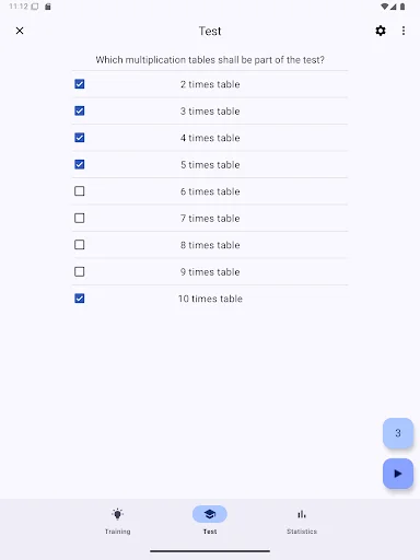 ดาวน์โหลดแอป Times Tables เวอร์ชันล่าสุด – ฝึกสูตรคูณฟรีง่ายๆ - Screenshot 11