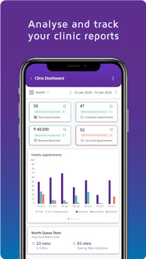 ดาวน์โหลด Bajaj Health สำหรับแพทย์ – จัดการคลินิกและนัดหมายออนไลน์ - Screenshot 20