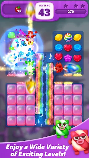 ดาวน์โหลด Lollipop: Sweet Taste Match 3 ล่าสุด – เกมเรียงลูกกวาดฟรี - Screenshot 6