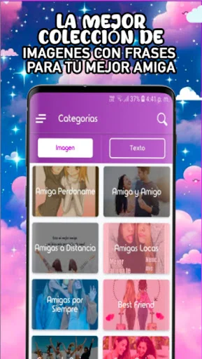 ดาวน์โหลด Frases de Mejores Amigas ฟรี – แคปชั่นมิตรภาพซึ้งๆ สำหรับเพื่อนรัก - Screenshot 3