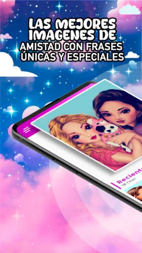 ดาวน์โหลด Frases de Mejores Amigas ฟรี – แคปชั่นมิตรภาพซึ้งๆ สำหรับเพื่อนรัก - Screenshot 9