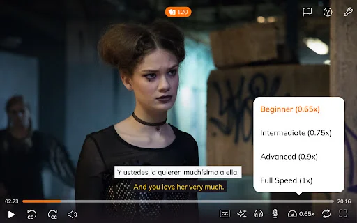 ดาวน์โหลด Lingopie ส่วนขยาย Chrome – เรียนภาษาผ่านซีรีส์และหนัง - Screenshot 2