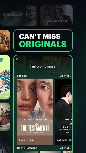 ดาวน์โหลด Hulu เวอร์ชันล่าสุด – รับชมซีรีส์และรายการสดแบบจุใจ - Screenshot 2