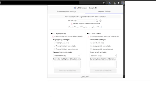 ดาวน์โหลด VT4Browsers + Google TI ล่าสุด – ส่วนขยายความปลอดภัยเบราว์เซอร์ - Screenshot 2