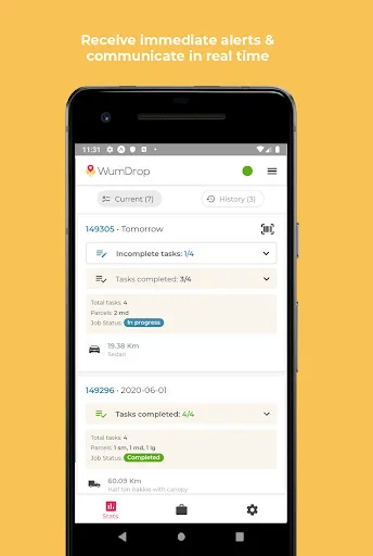 ดาวน์โหลด WumDrop Driver ล่าสุด – แอปพลิเคชันรับงานขนส่งสำหรับมืออาชีพ - Screenshot 4