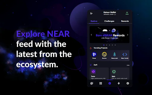 ดาวน์โหลด Meteor Wallet ล่าสุด – กระเป๋าเงิน NEAR ปลอดภัยและใช้งานง่าย - Screenshot 3